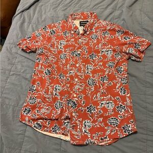 Bonobos Men's Red Floral Casual Shirt